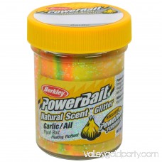 Berkley PowerBait Natural Glitter Trout Dough Bait Garlic Scent/Flavor, Rainbow 000965446